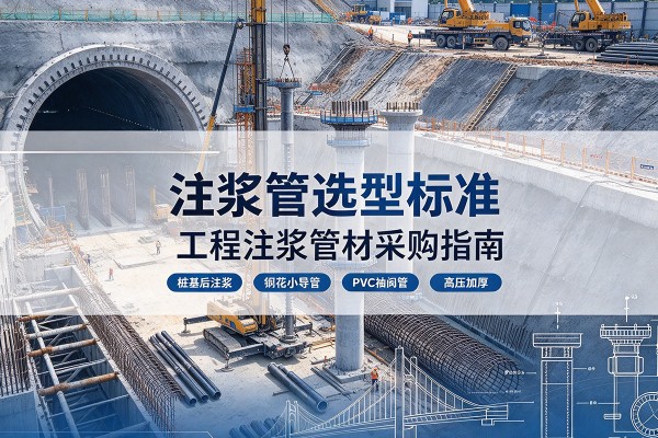 仁化注浆管选型标准